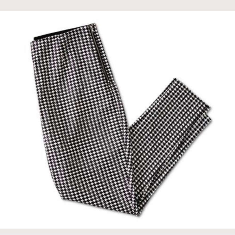 Houndstooth Women’s Pull On Faux Suede Pants XL-16/18 New Timeless Career